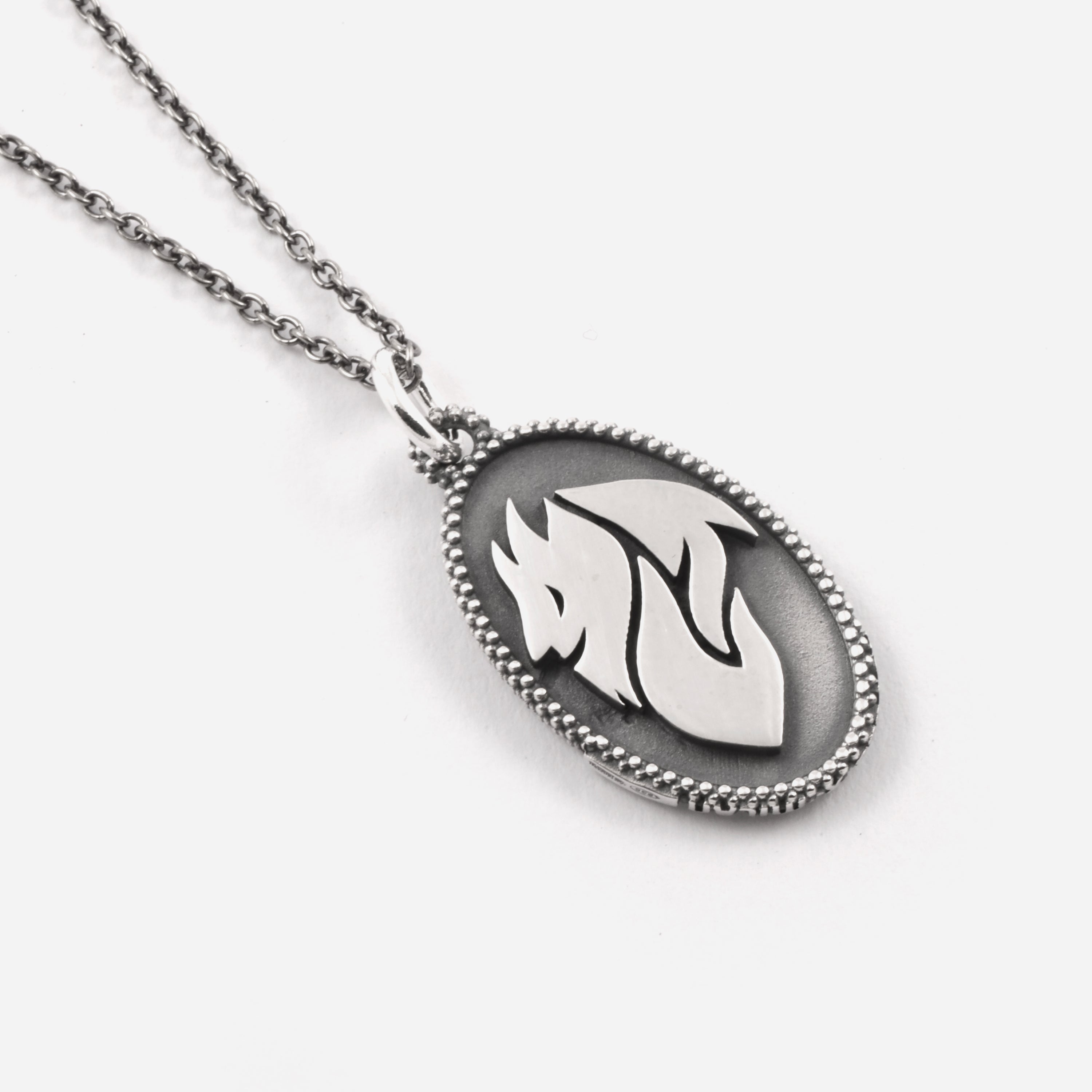 Nove25 x Milan collana argento logo silver