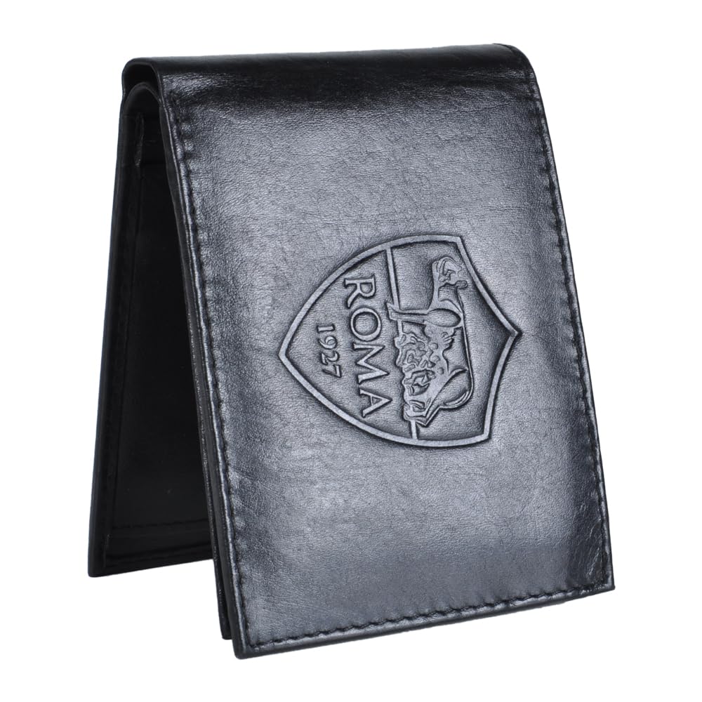 Roma Fanshop Accessori Portafoglio in Pelle Logo Roma Ufficiale