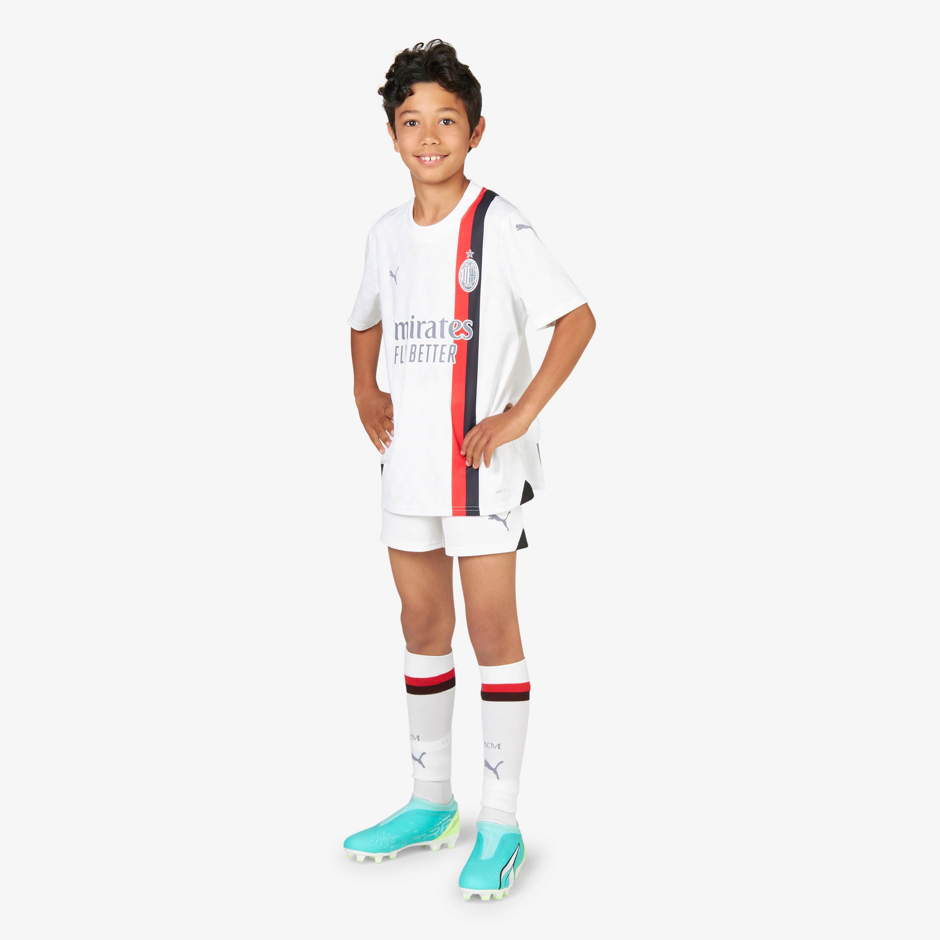 AC Milan Kit Gara Away 2023/24 mini kit bambino 3 pezzi