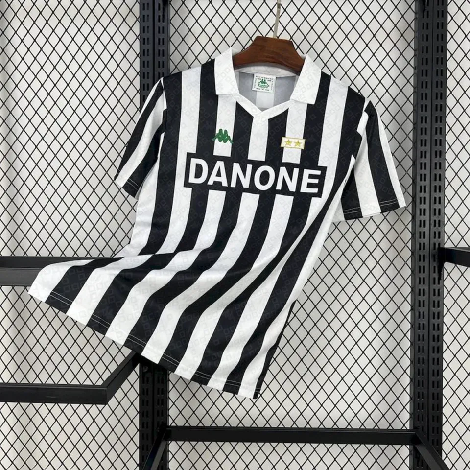 Juventus 1992/93 Home maglia calcio vintage Danone