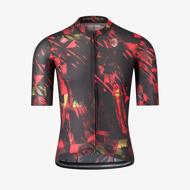 Castelli X AC Milan maglia ciclismo nera