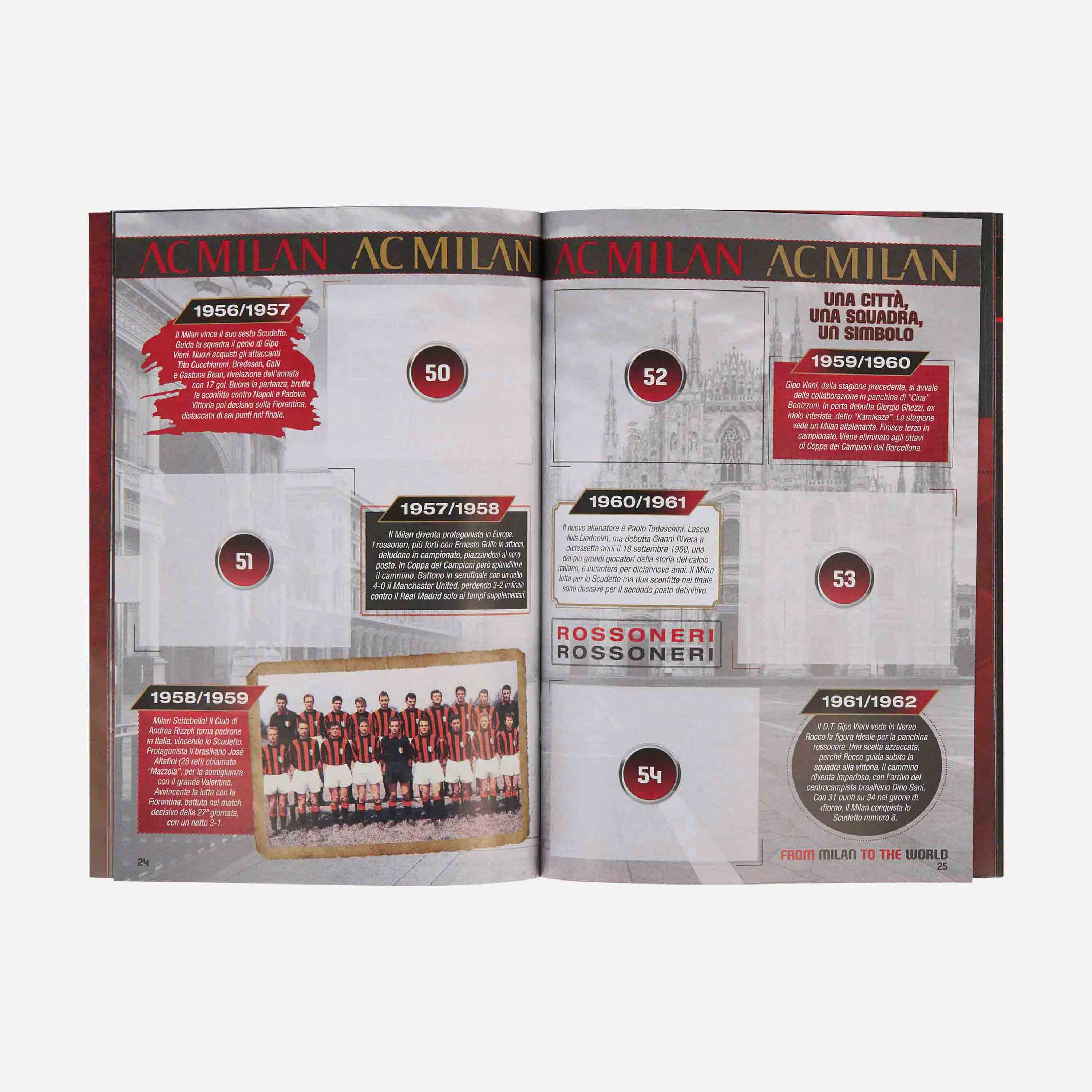 AC Milan Sticker Album album figurine unica