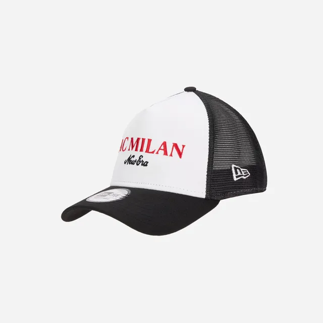 AC Milan New Era Cappellino Trucker Nero Wordmark Mesh