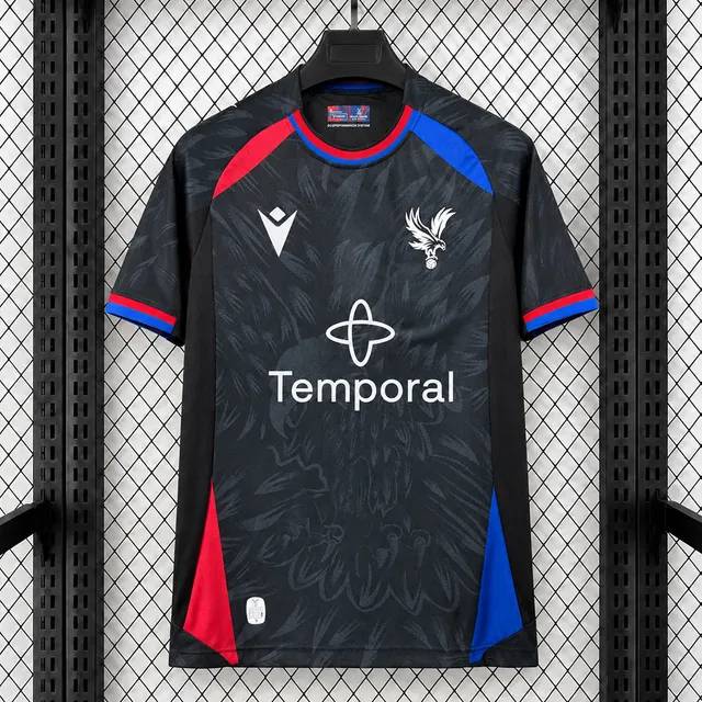Crystal Palace 2026/27 maglia trasferta nera maniche corte