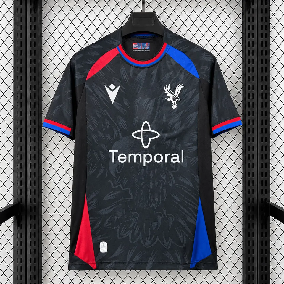 Crystal Palace 2026/27 maglia trasferta nera maniche corte
