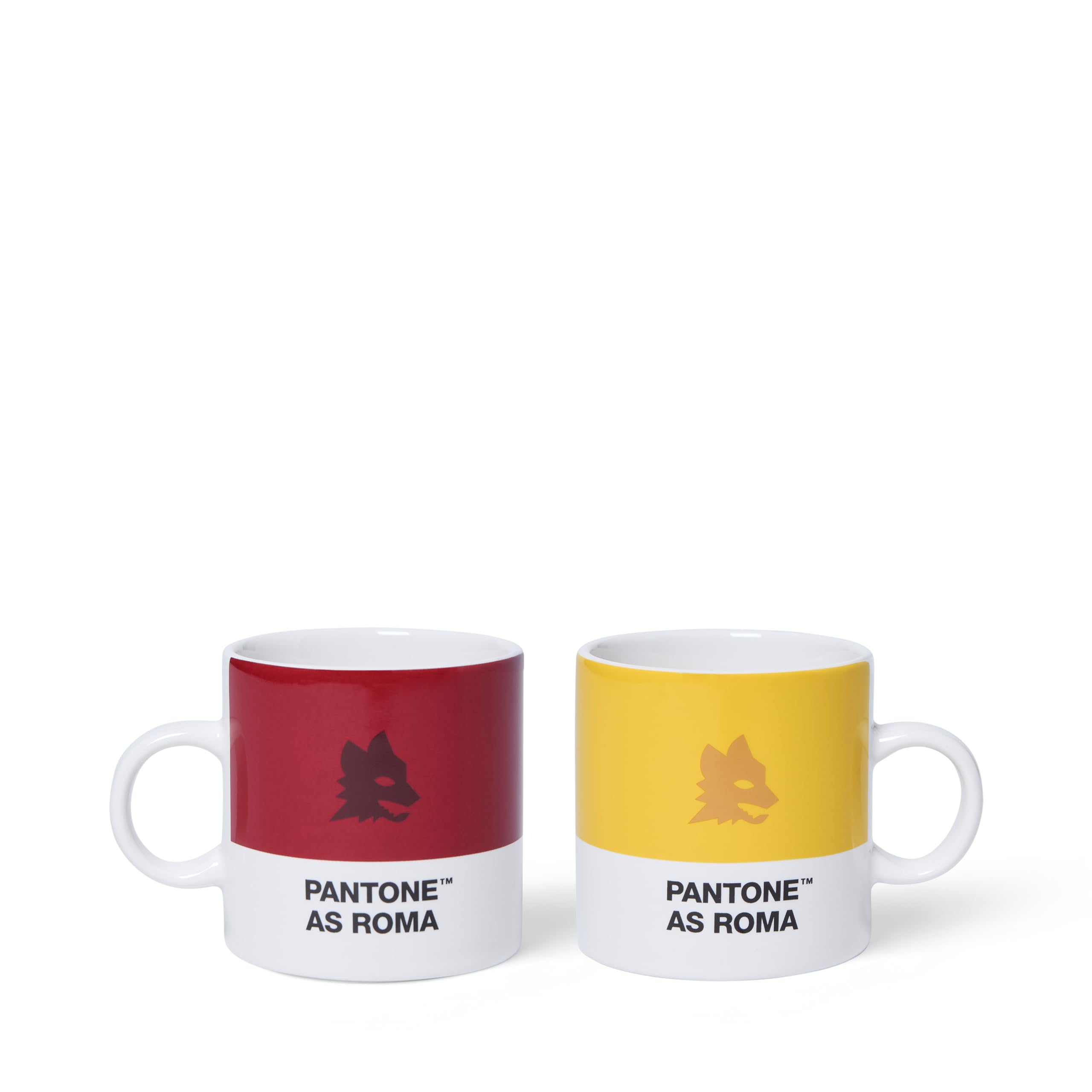 AS Roma Pantone Tazzine Espresso set 2 pezzi