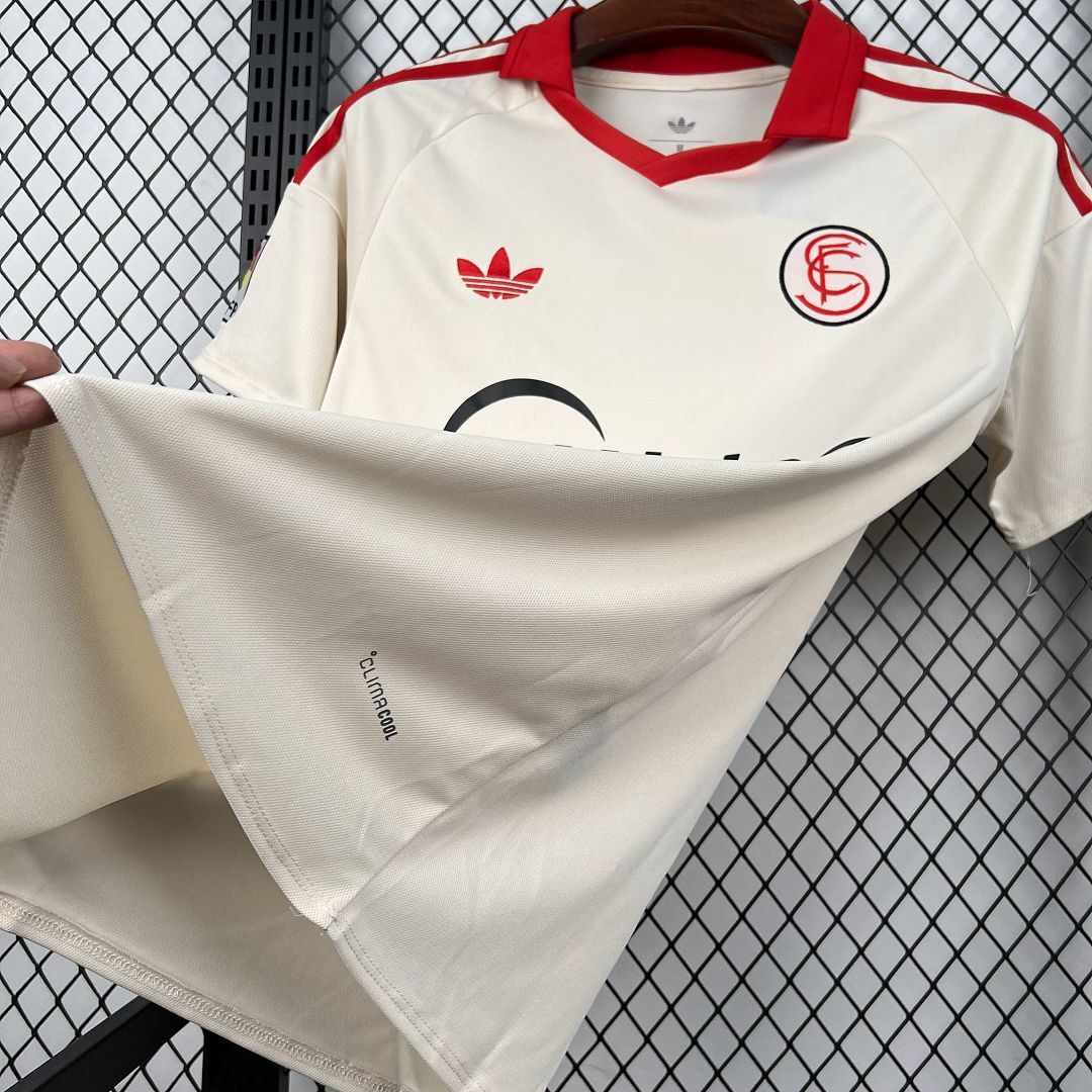 Tifoso Store Maglie da Calcio Maglia Siviglia 2025/26 bianco rosso
