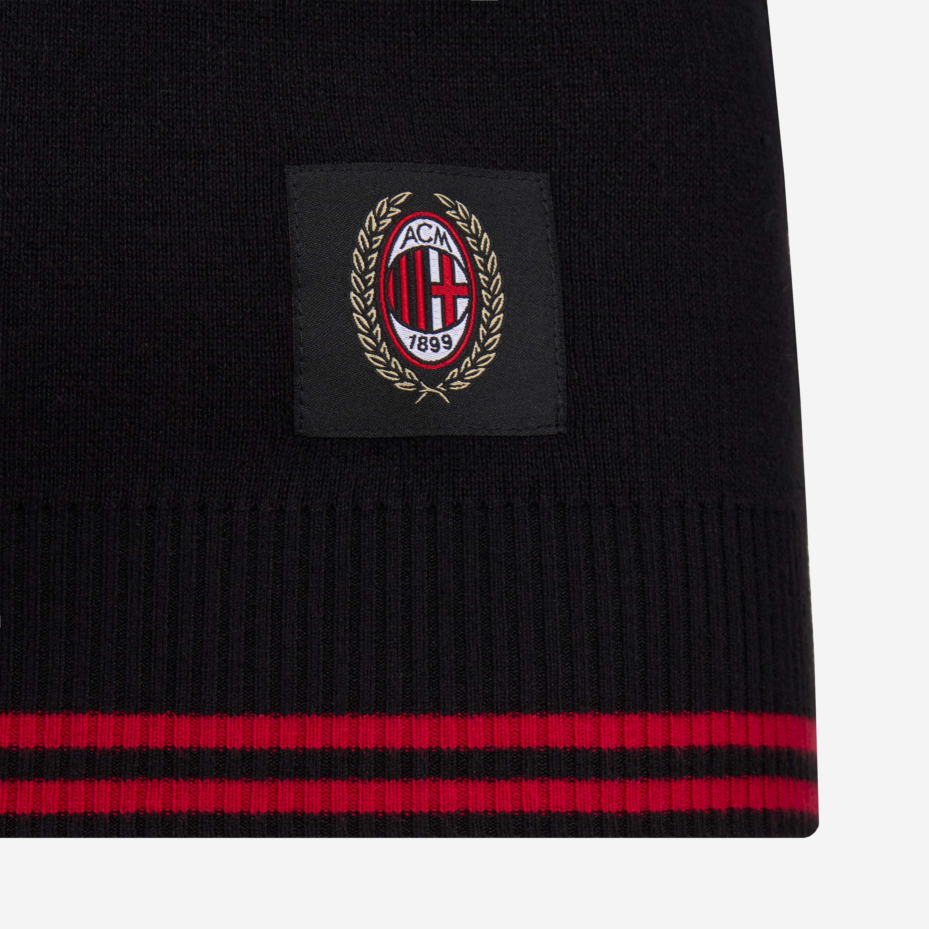 AC Milan 60s Half-Zip maglione uomo nero taglia regolare