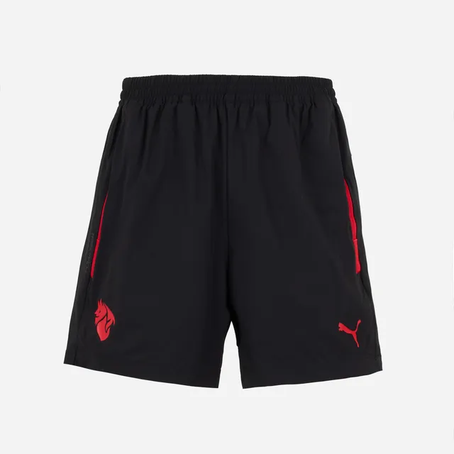 AC Milan Pumatech 2025/26 pantaloncini neri uomo tasche