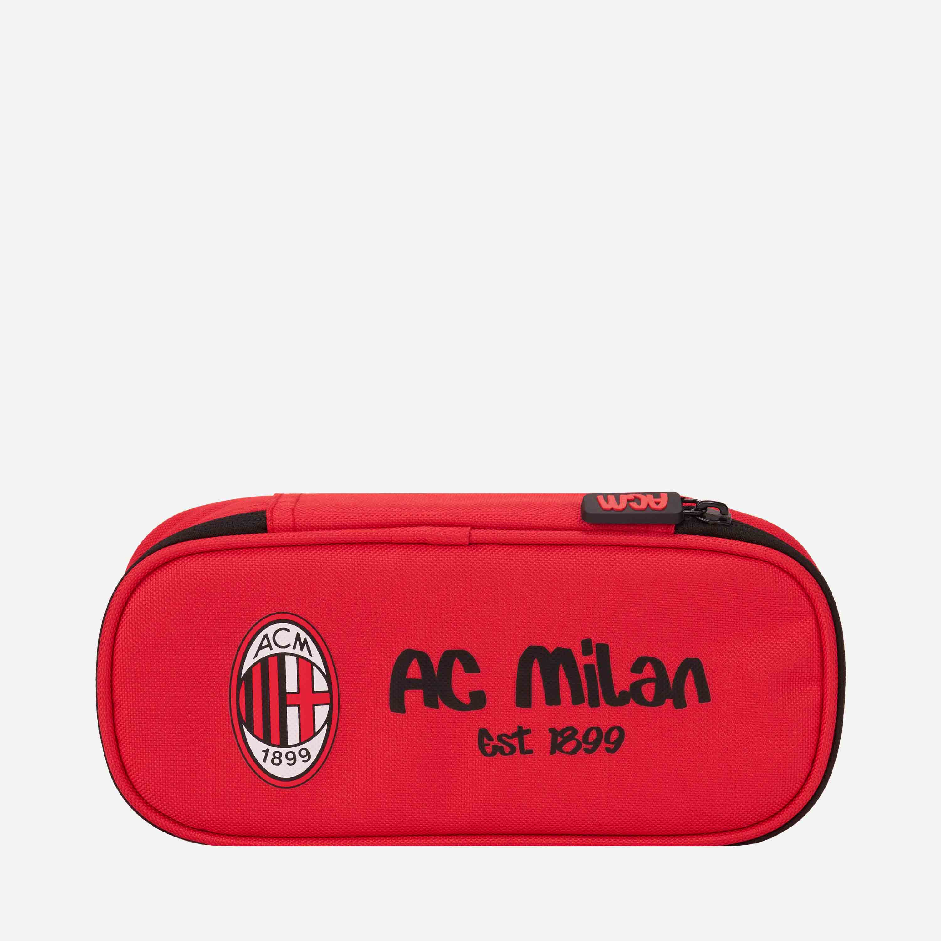 AC Milan Souvenir e Giocattoli School Case astuccio rotondo taglia unica
