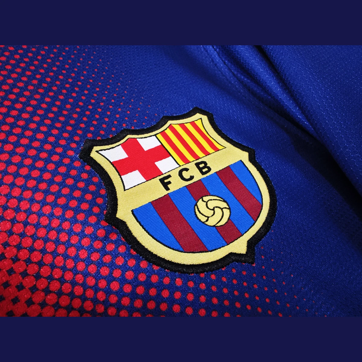 Tifoso Store Barcellona Retro 2012/13 maglia calcio blu fascia