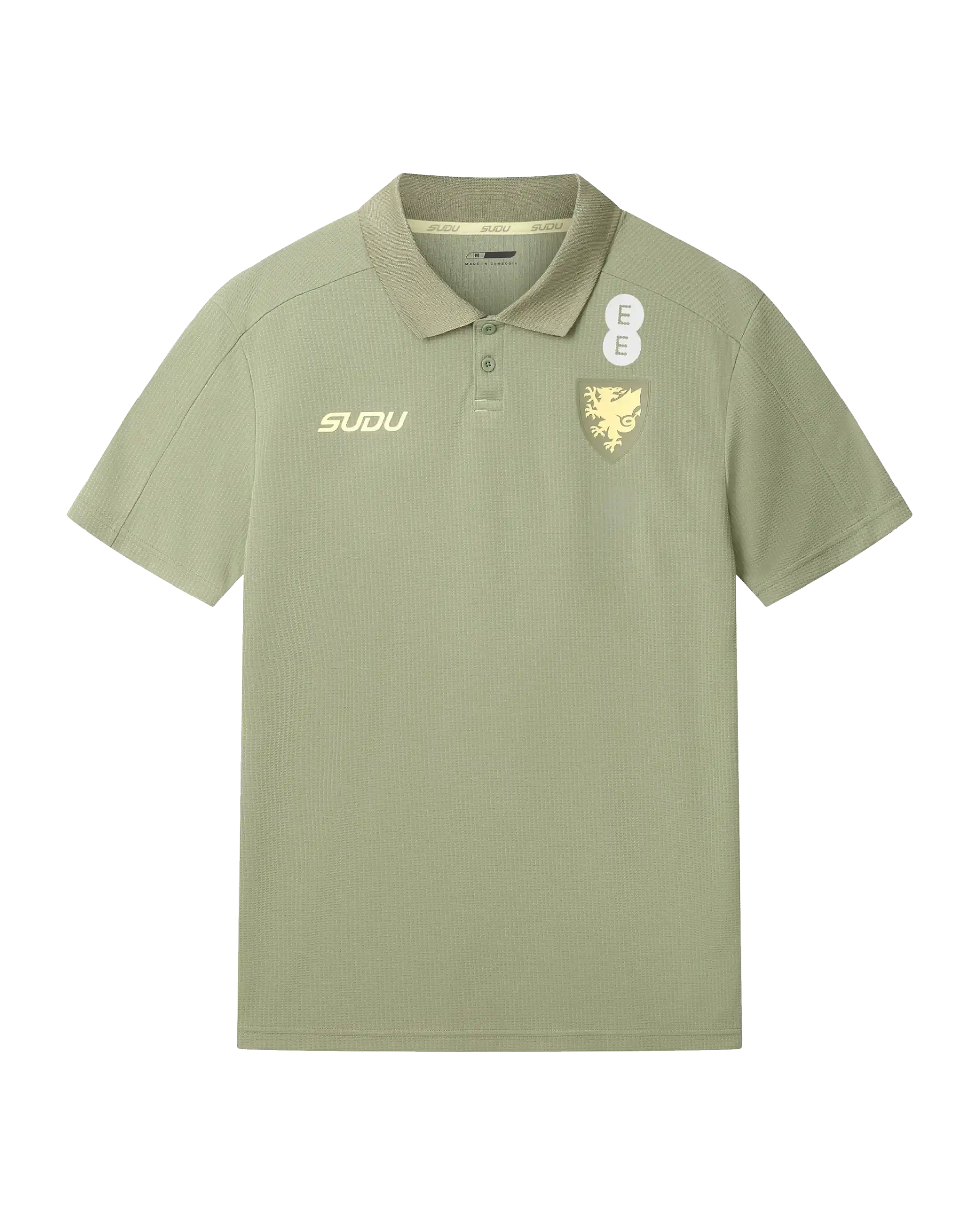 Wales Travel SUDU 2026-27 polo trasferta junior verde oliva JM