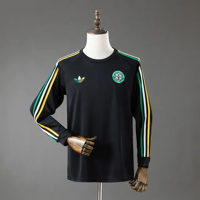 Tifoso Store Maglie da Calcio Maglia Celtic Nera Manica Lunga 2026/27