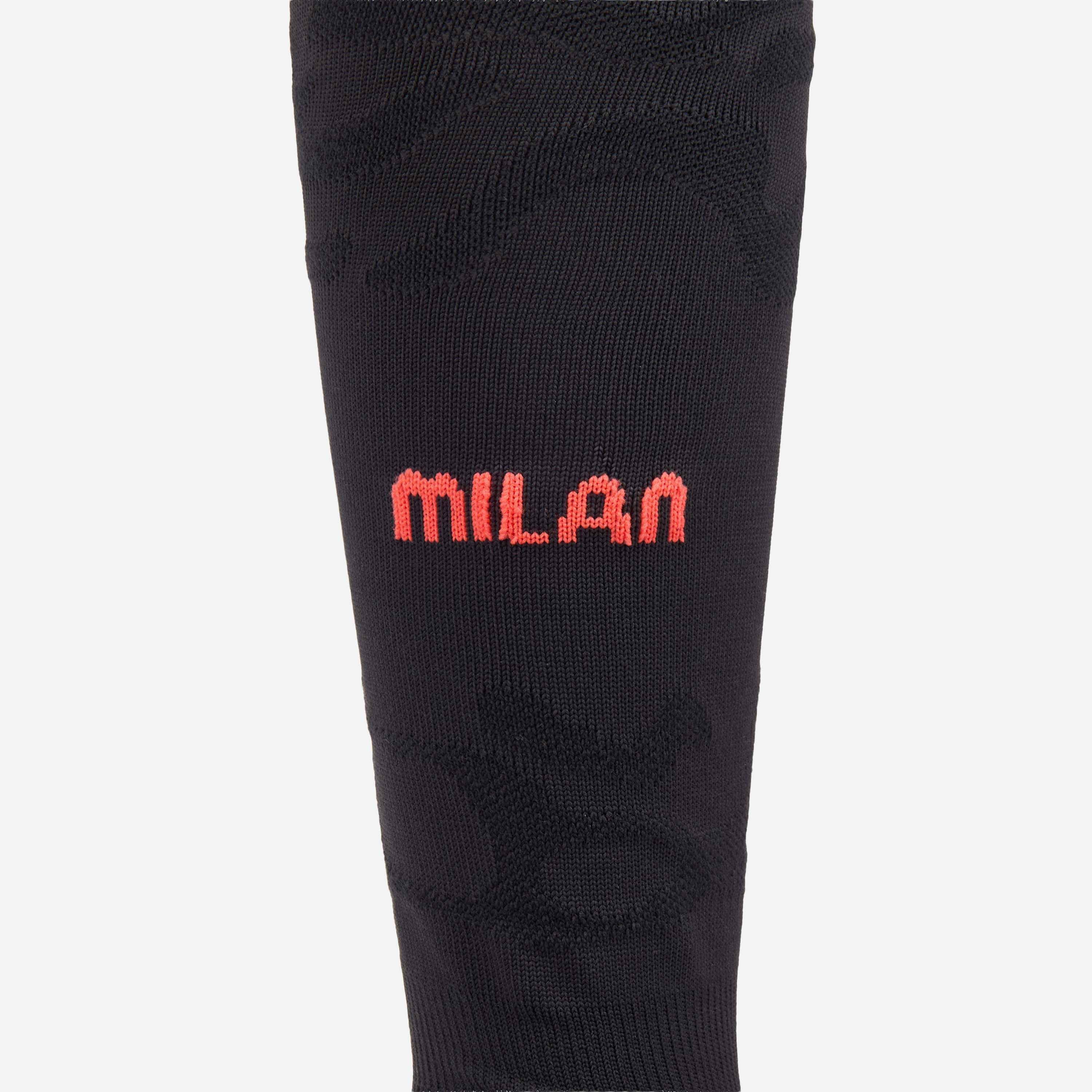Milan Third 2026/27 calzini calcio grigi con strisce rosse