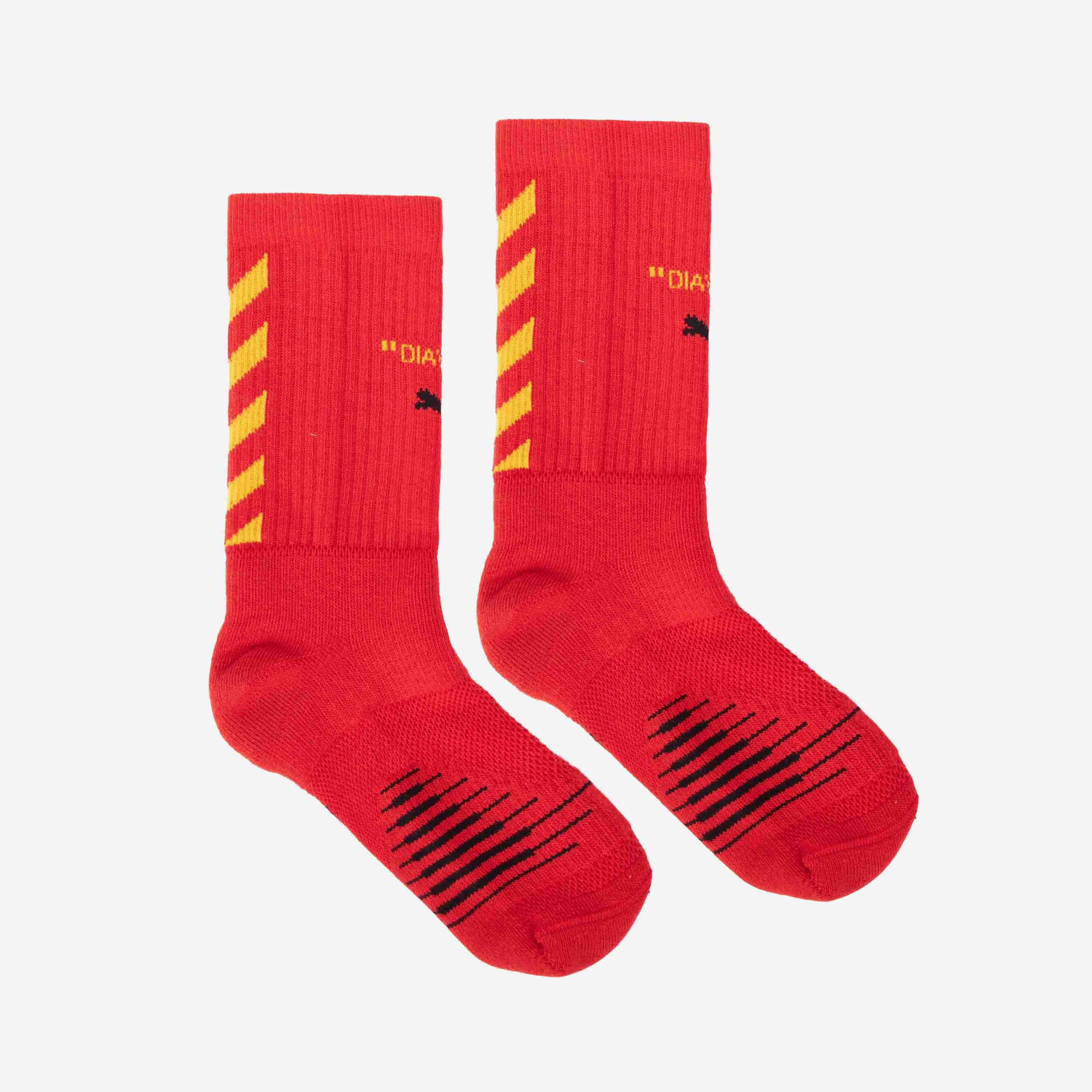 AC Milan Puma Off-White Calze Crew Rosse Diavoli 002