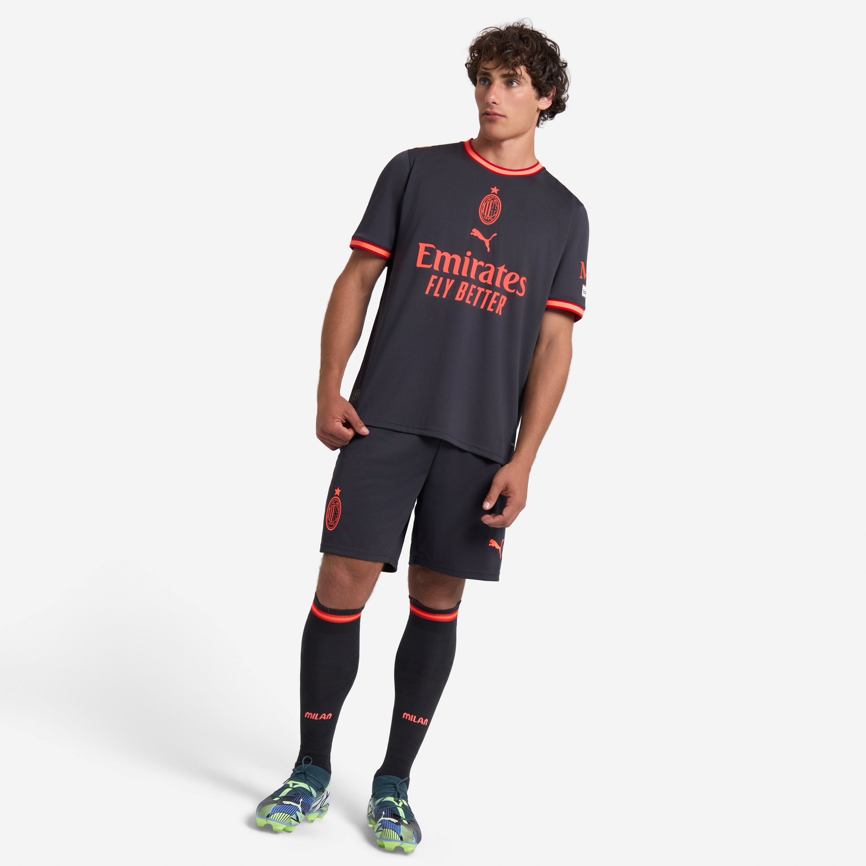 AC Milan Third 2026/27 maglia uomo third nera traspirante