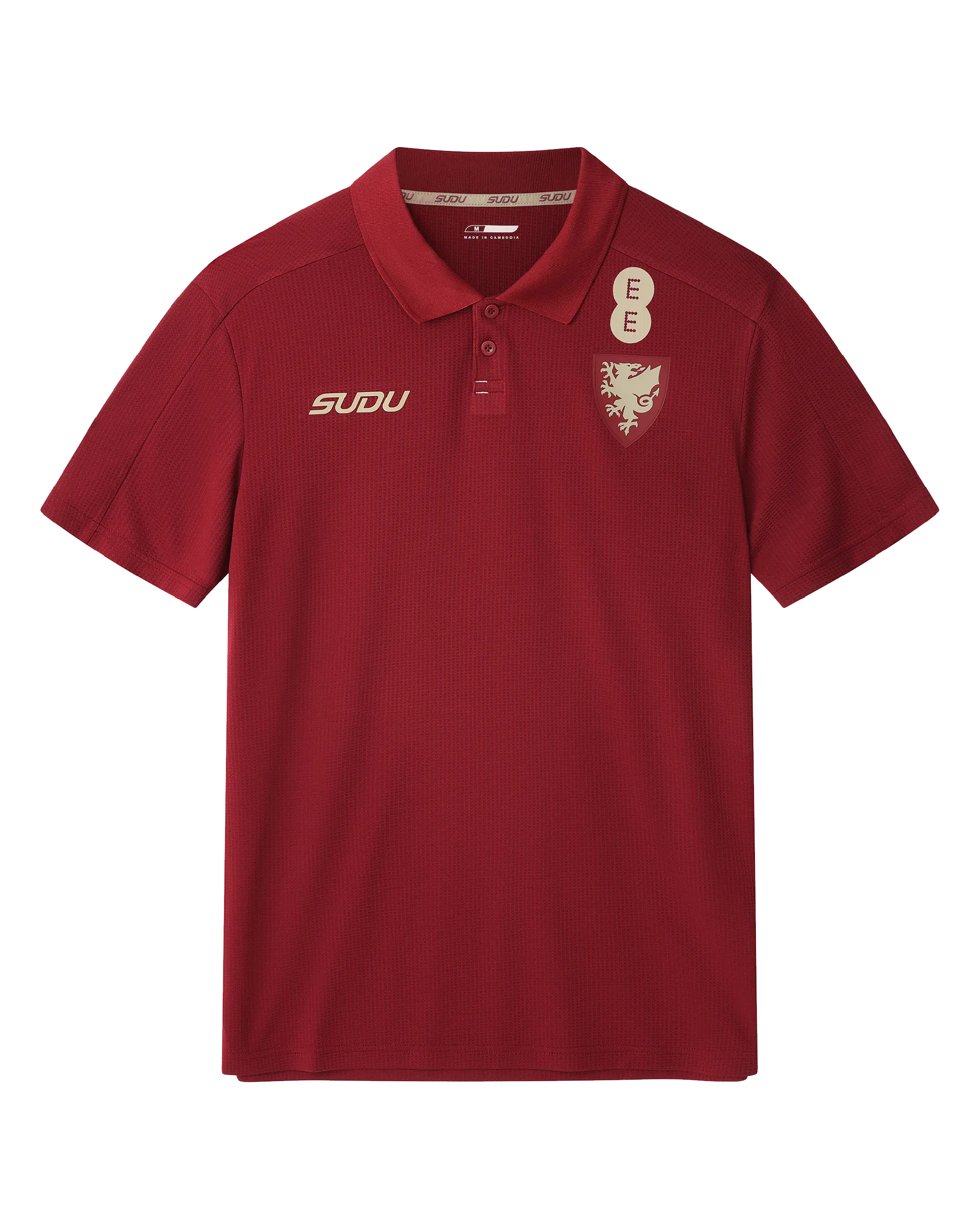 Wales Travel polo uomo bordeaux M