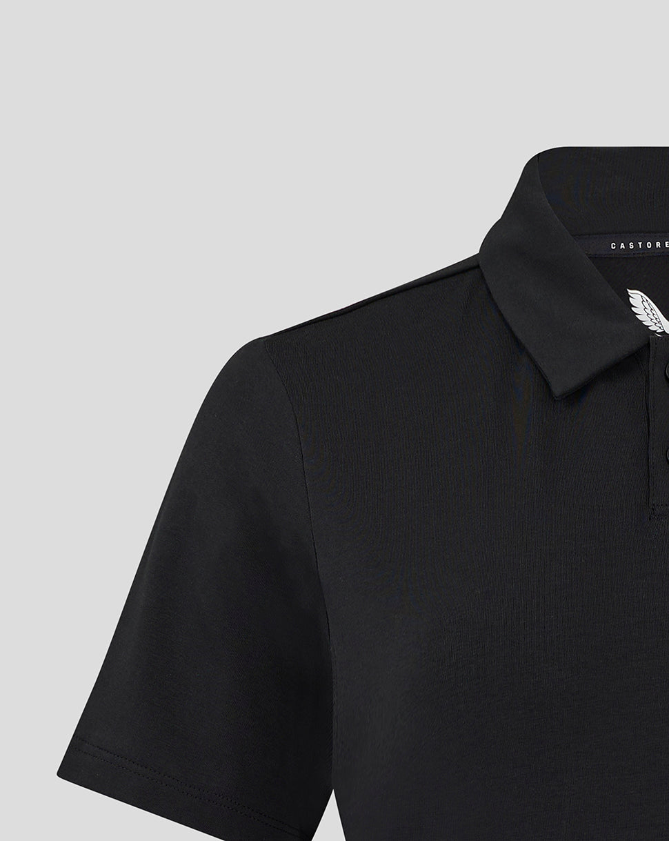 Twente Travel Travel Polo polo donna nera traspirante