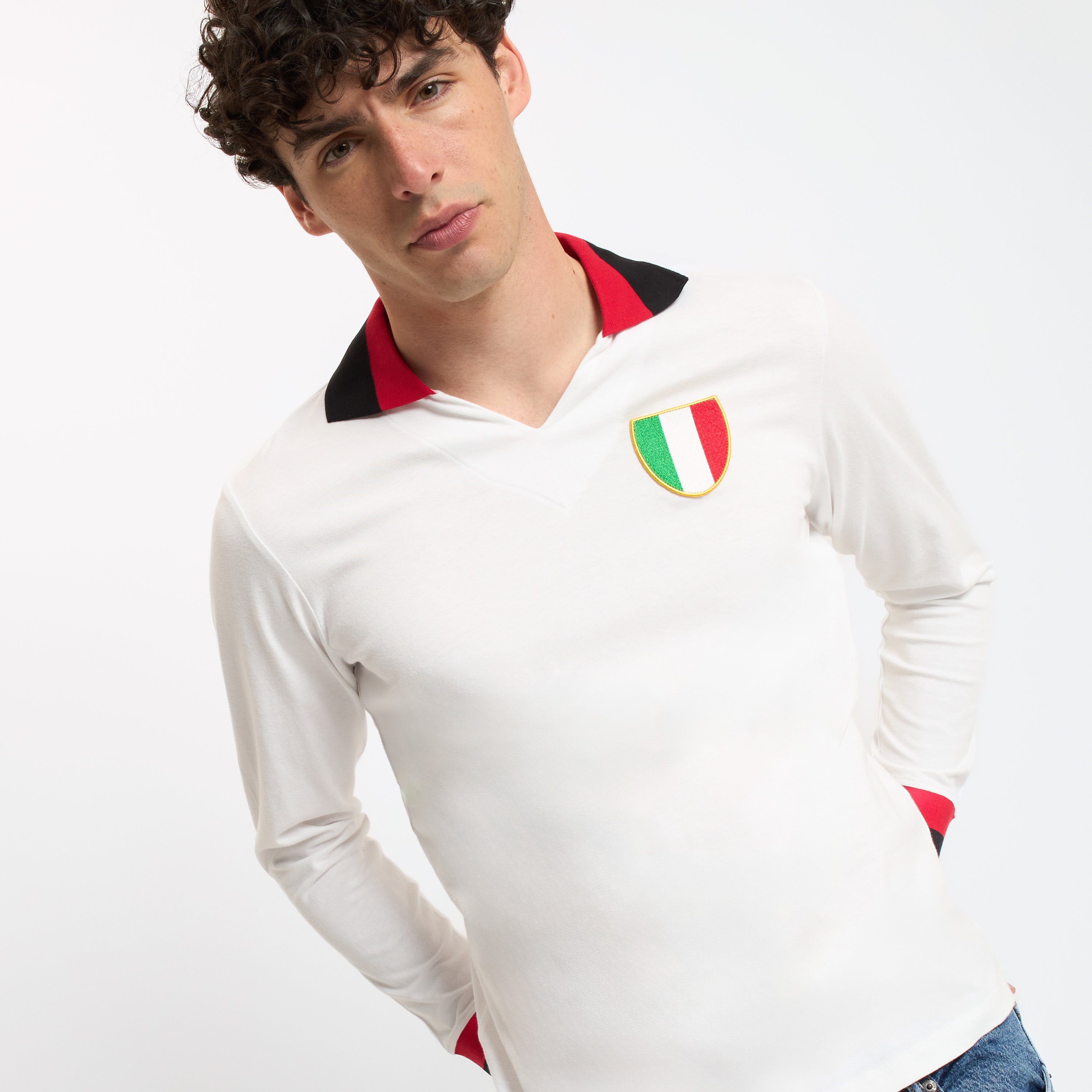 Milan Historical Home Jersey 1963 maglia retro bianca