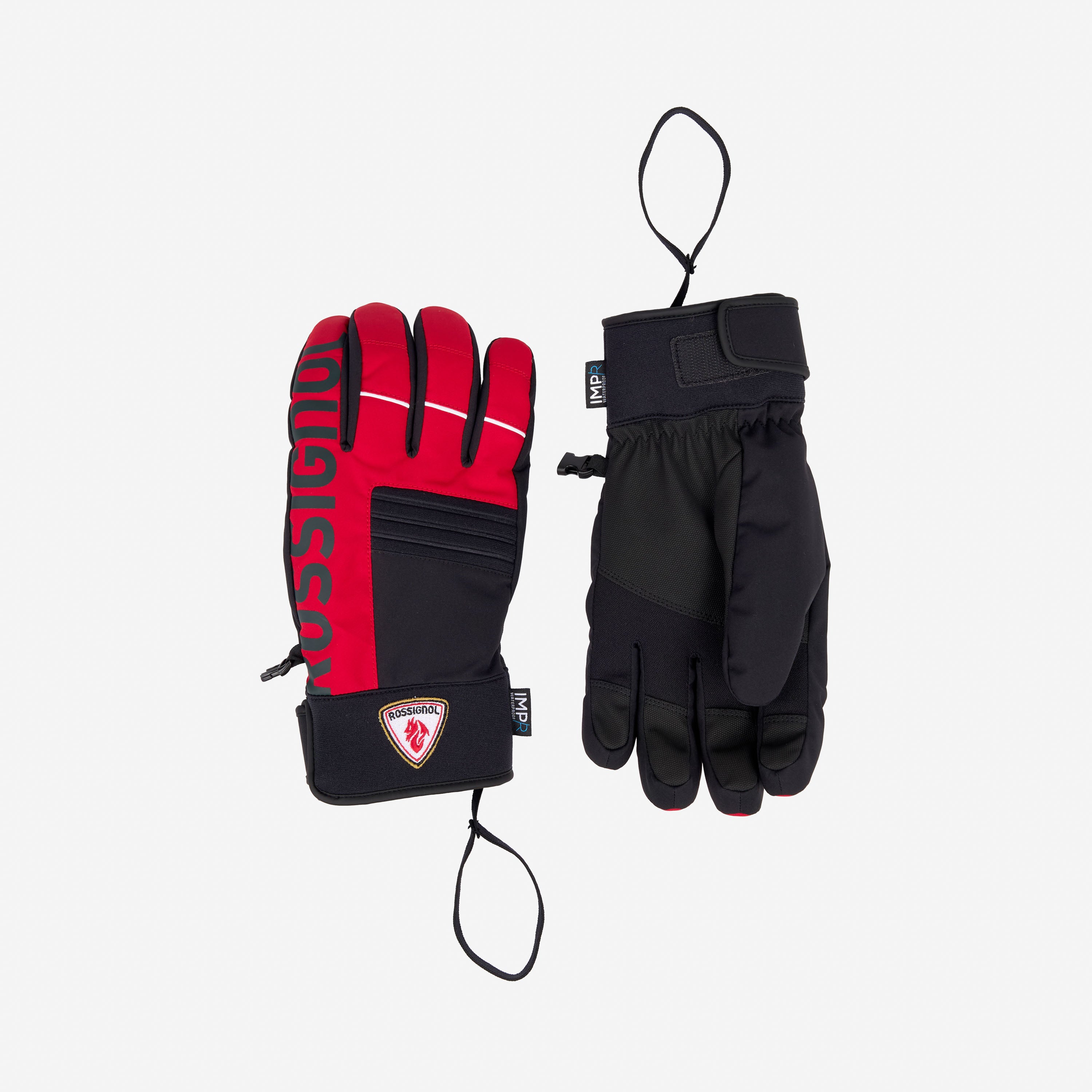 AC Milan Speed Gloves Rossignol guanti sci neri