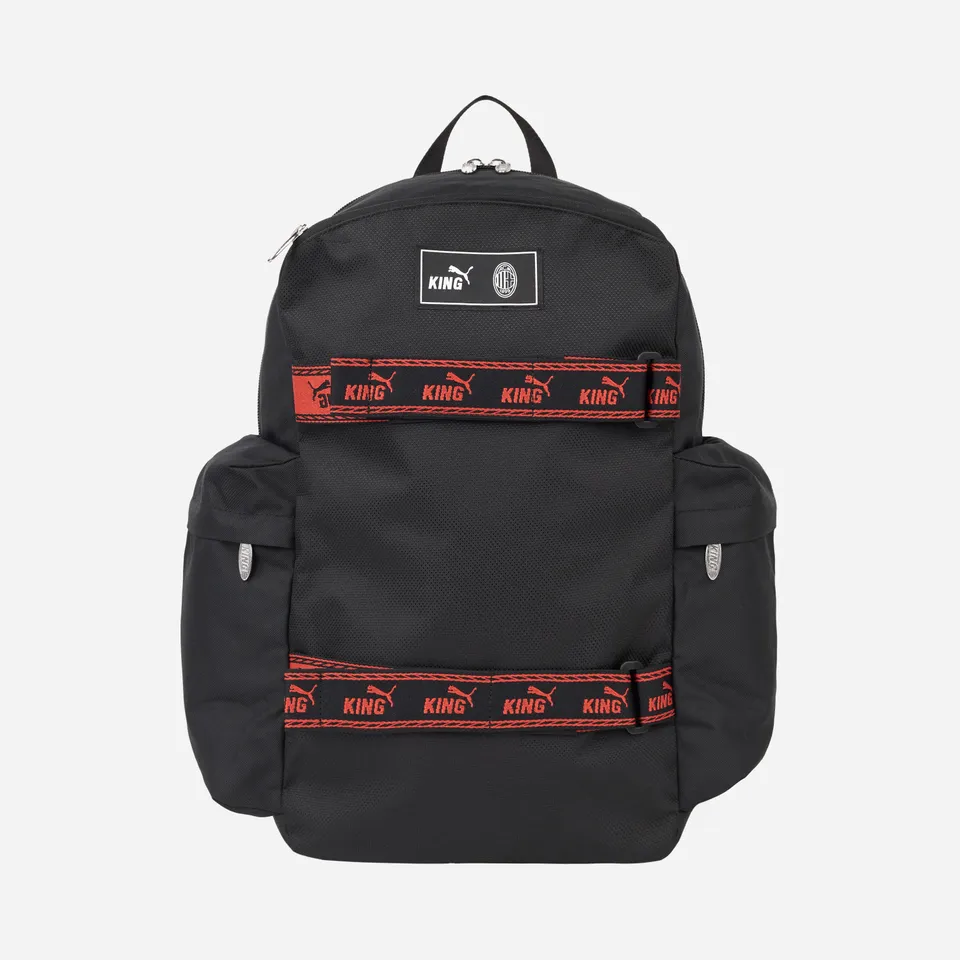 AC Milan King Zaino Nero Puma Unisex Due Scomparti