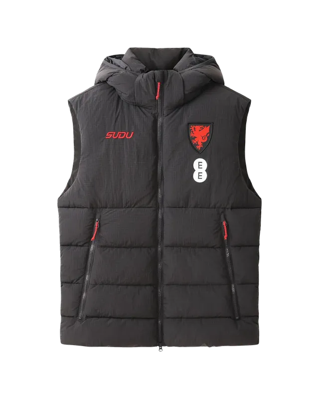 Wales Travel SUDU 2026-28 gilet smanicato nero
