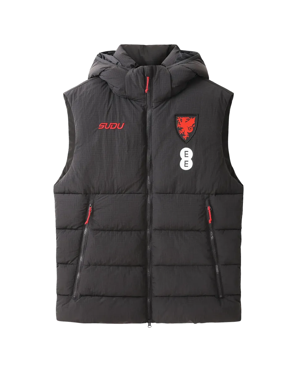Wales Travel SUDU 2026-28 gilet smanicato nero