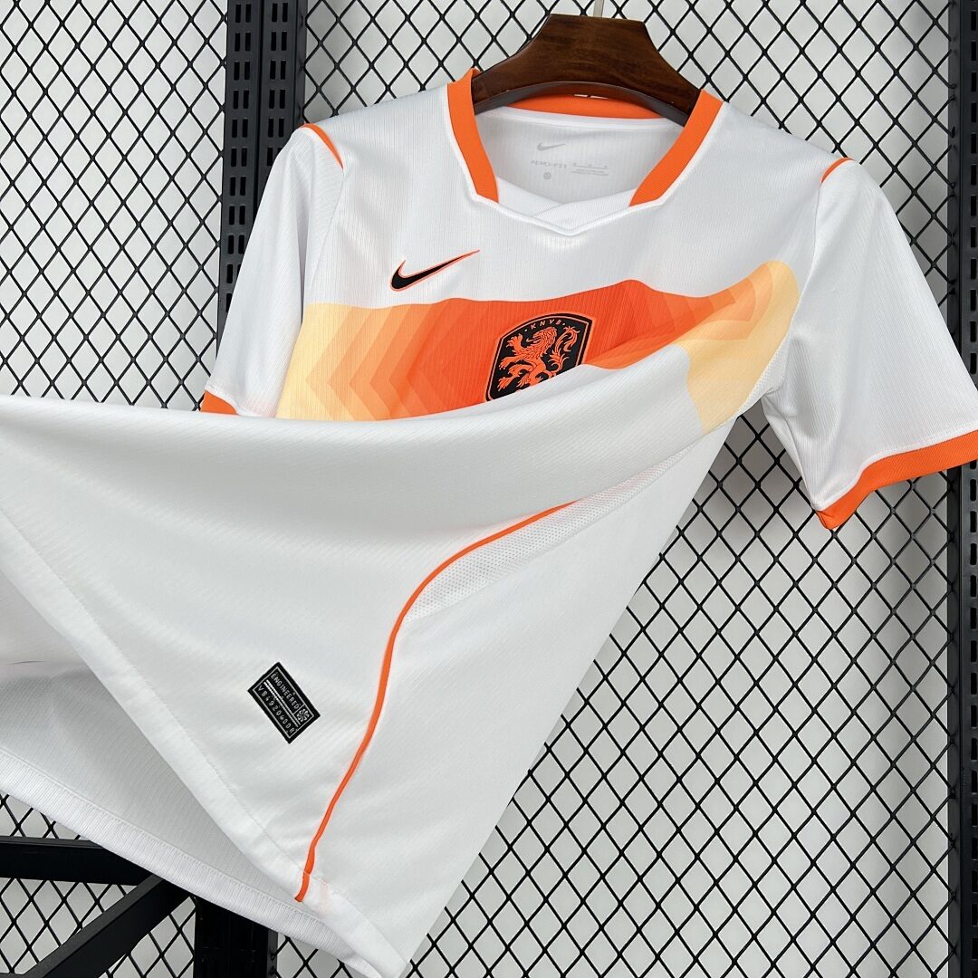 Olanda Trasferta Mondiale 2026 maglia bianca arancione