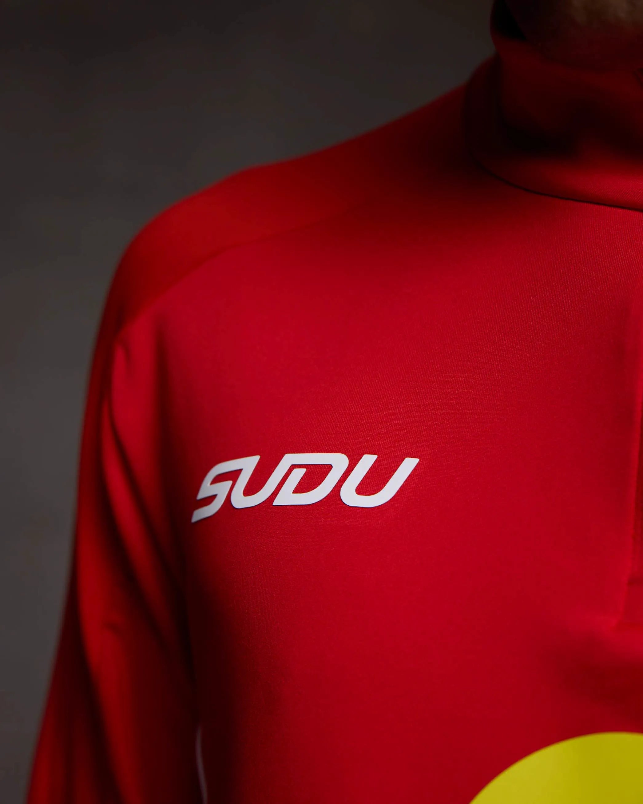 Wales SUDU Players Training felpa 1/4 zip rossa M