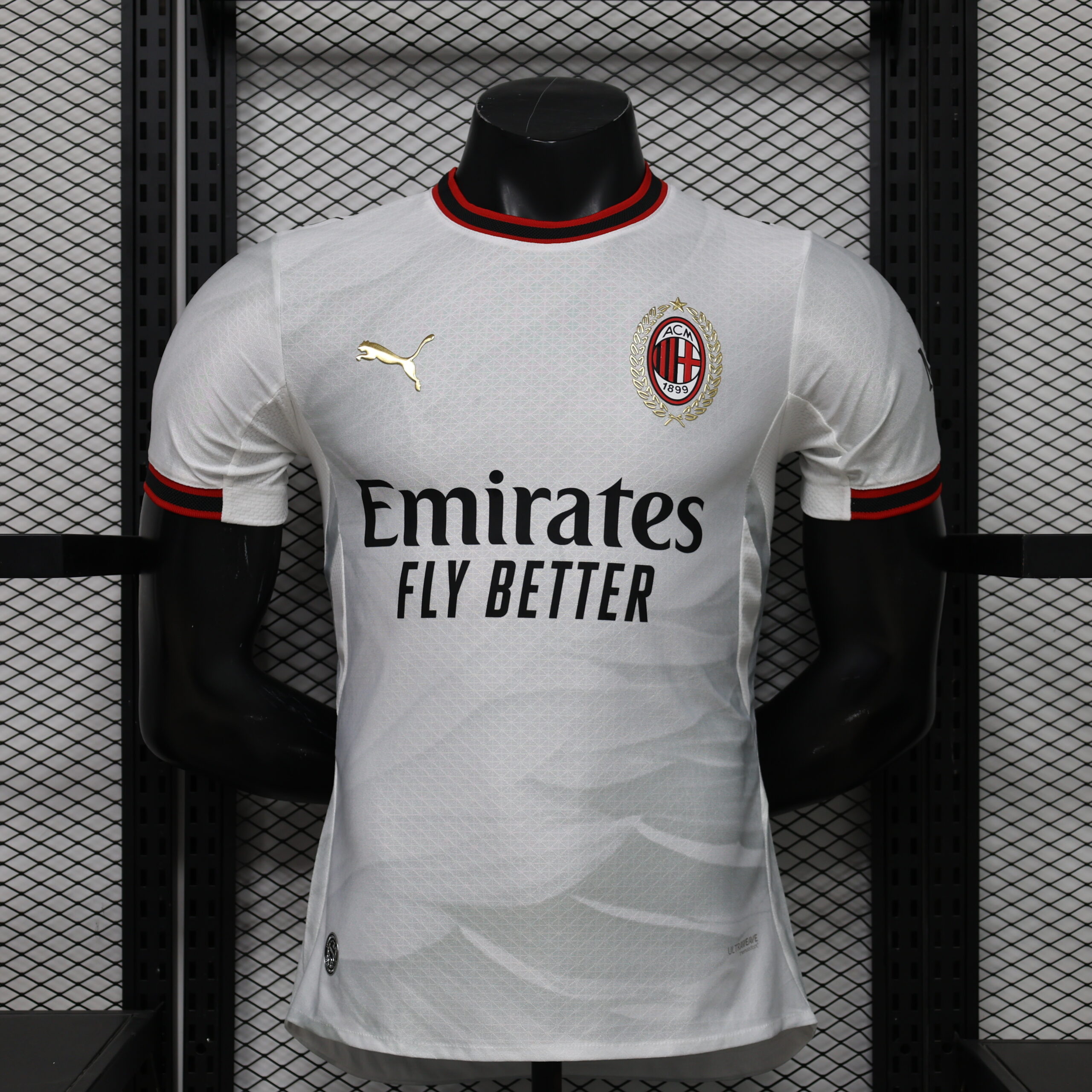 Tifoso Store Player Version Milan Away 2026/27 maglia bianca oro