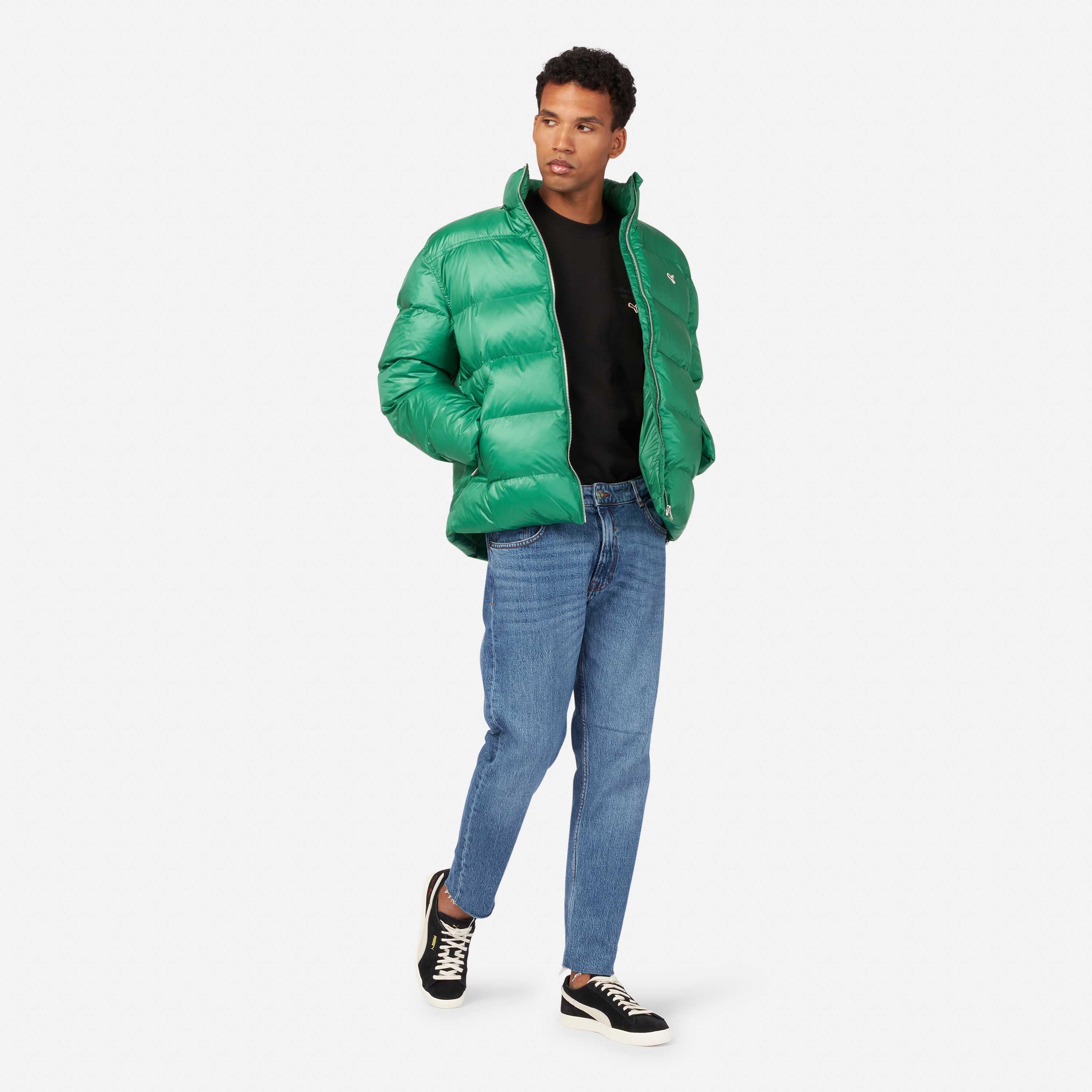 AC Milan Paninari Puma Puffer Jacket piumino uomo nero