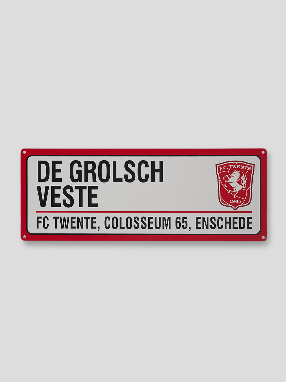 FC Twente Targa Stradale in Metallo Multicolore O/S