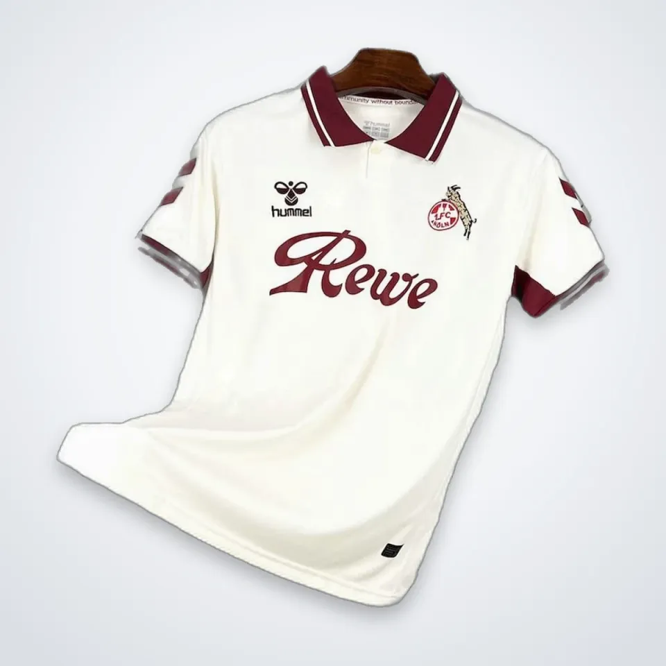 Tifoso Store Colonia 2025/26 Maglia Home Biancorossa S-XXL