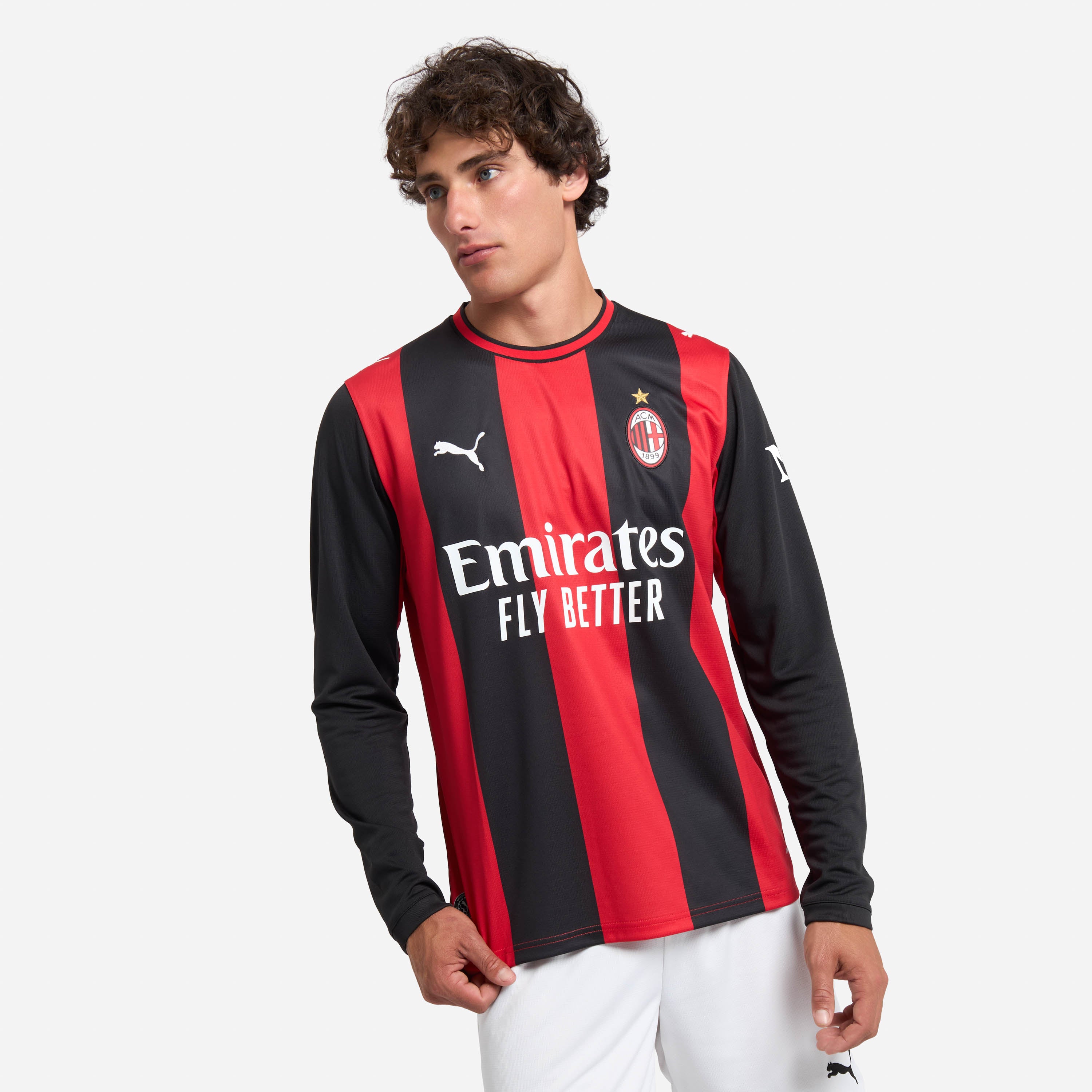 AC Milan Kit Gara Milan Home 2026/27 maglia manica lunga uomo