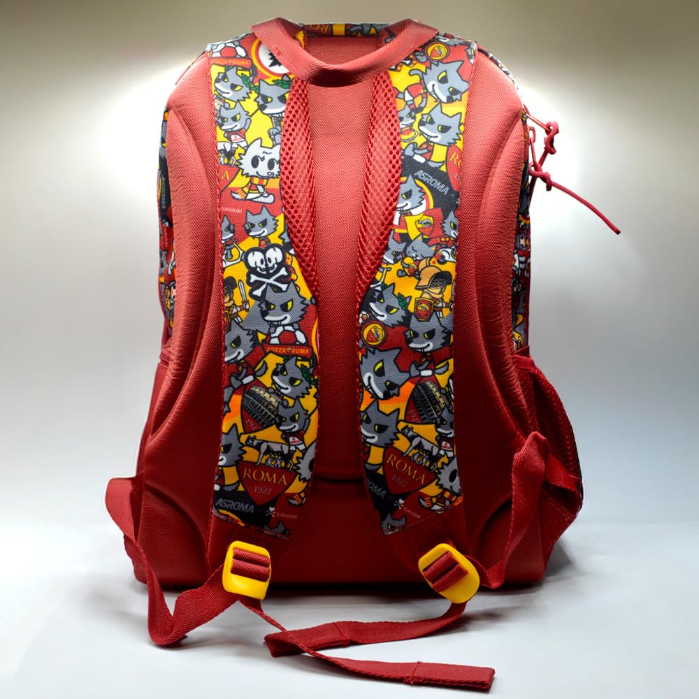 Roma Fanshop Scuola Zaino Tokidoki Romolo giallorosso