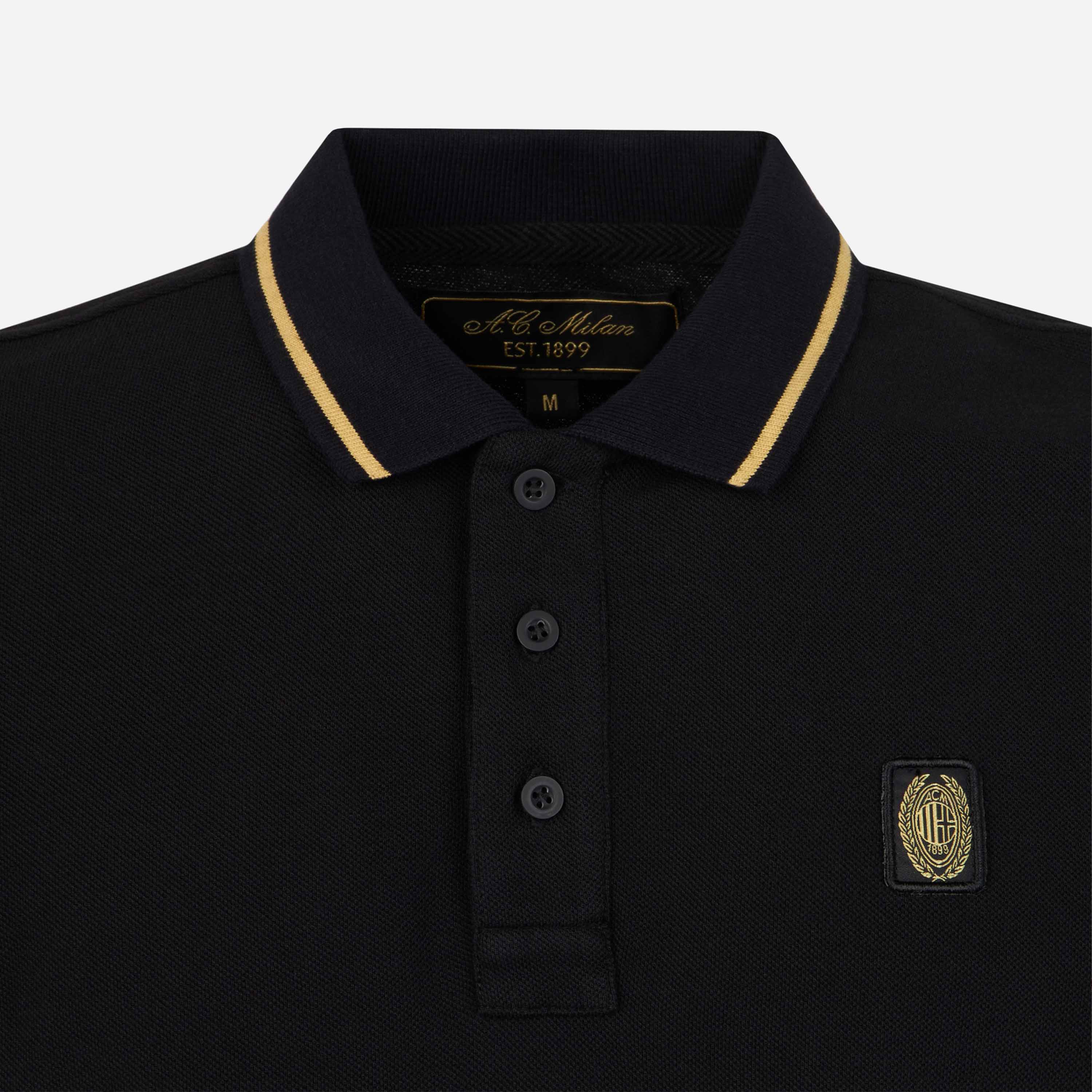 AC Milan Gold Essential polo uomo manica corta cotone