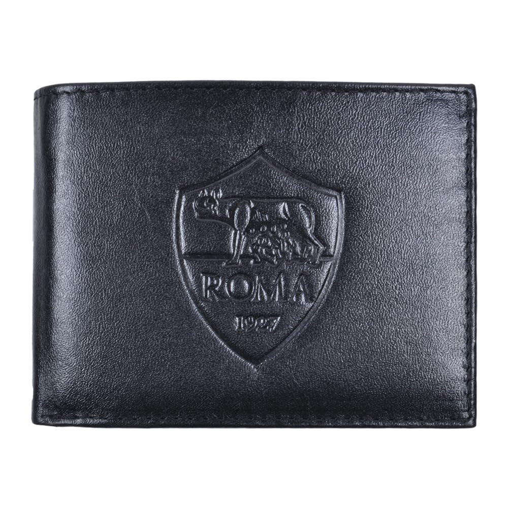Roma Fanshop Accessori Portafoglio in Pelle Logo Roma Ufficiale