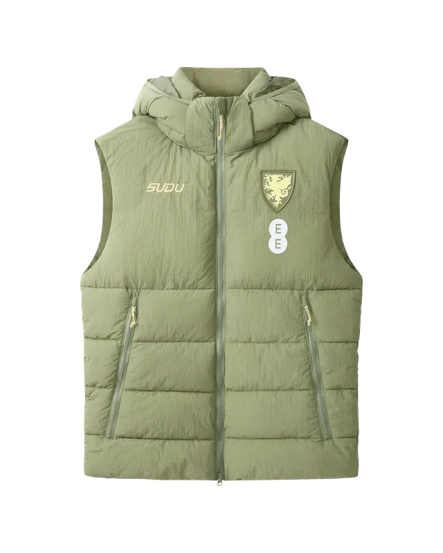 Wales Travel gilet away verde giocatori adulto