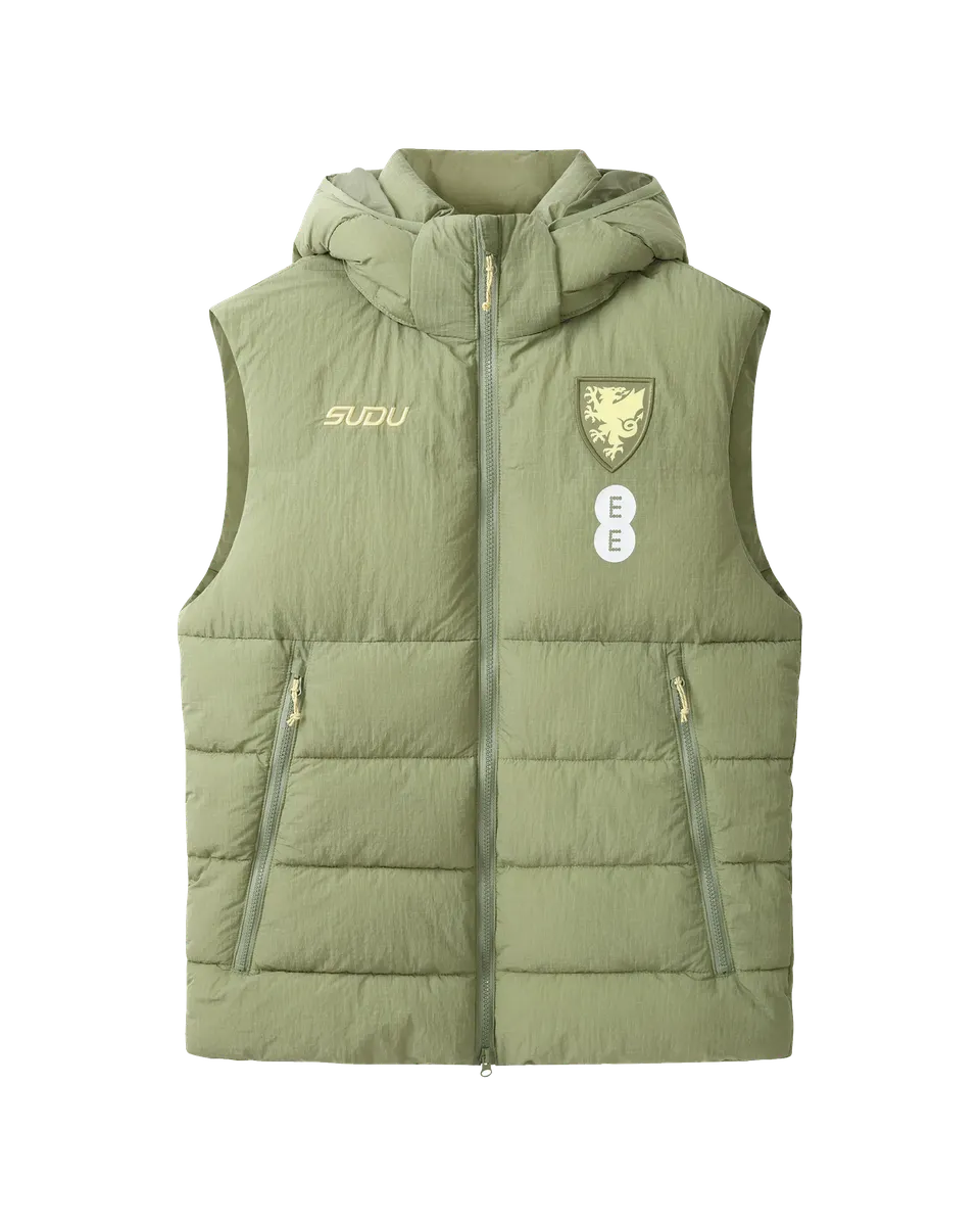 Wales Travel gilet away verde giocatori adulto