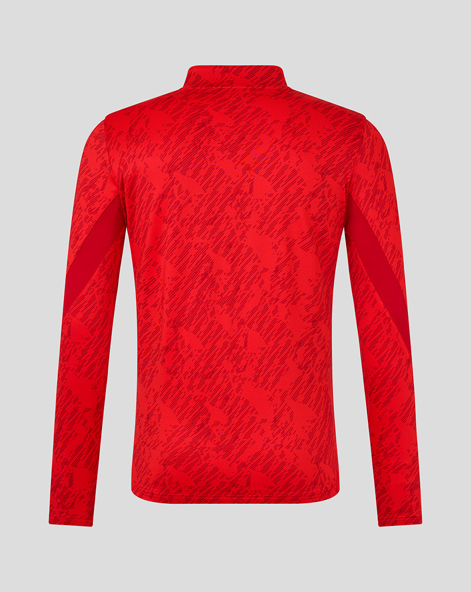 FC Twente Matchday Midlayer Top 25/26 felpa uomo rossa