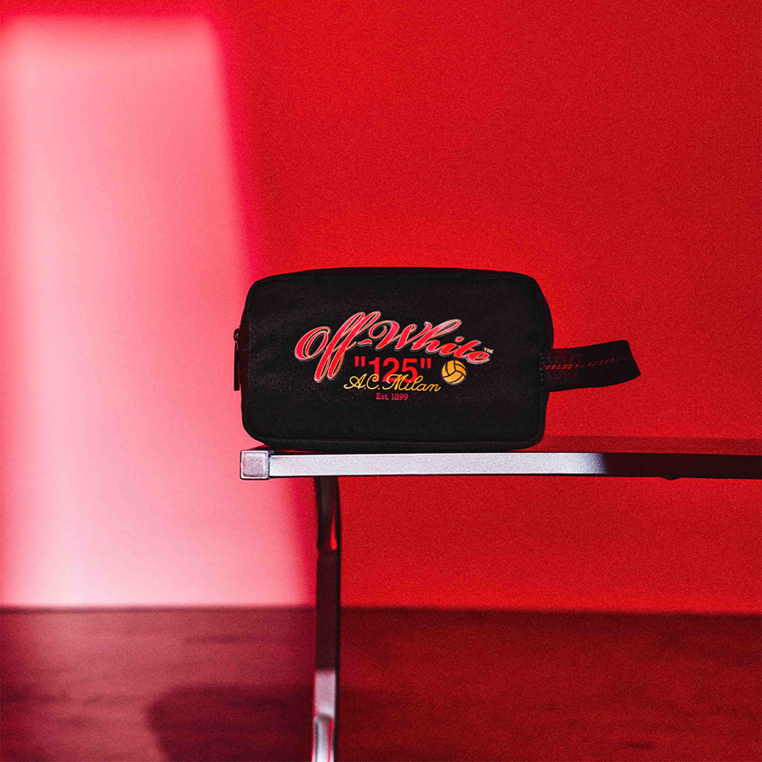 AC Milan x Off-White pochette 125 anniversario