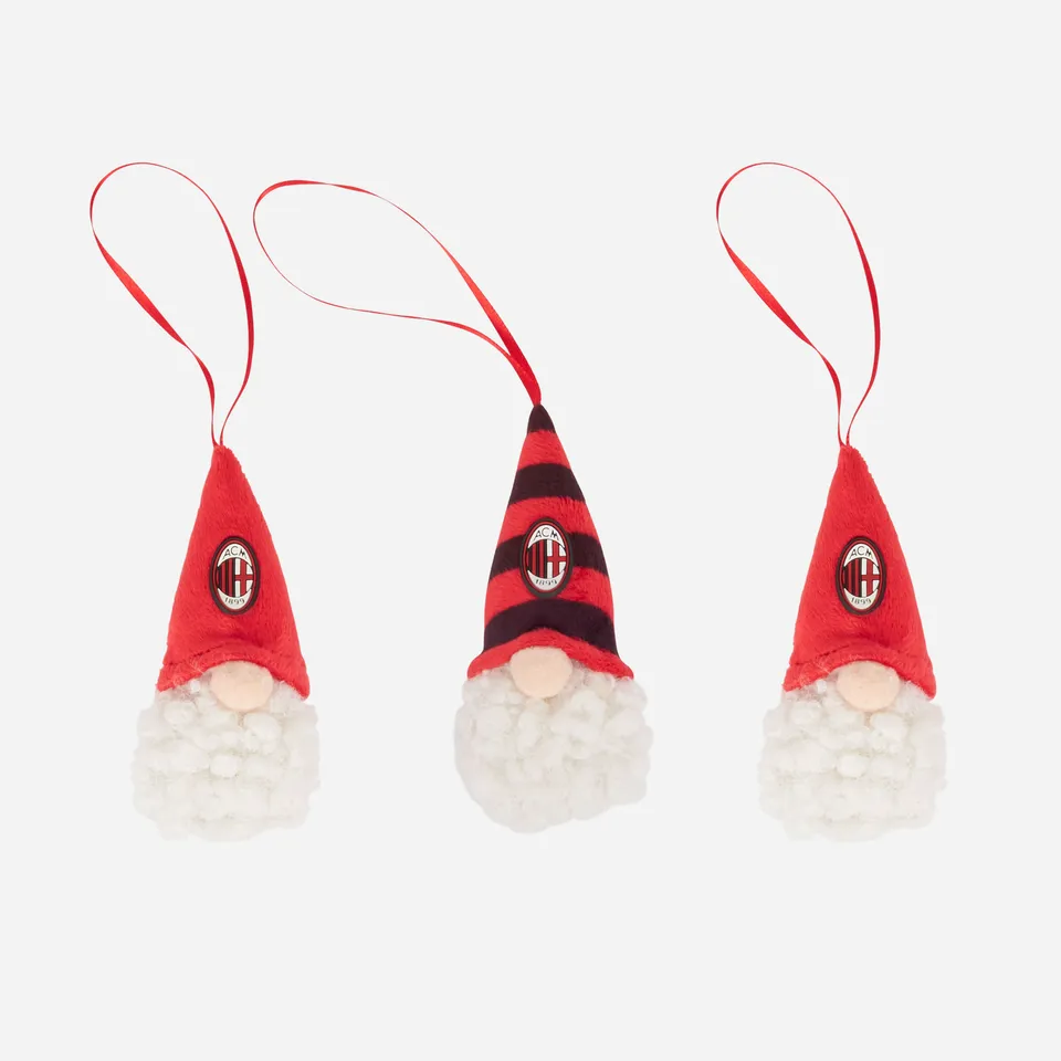 AC Milan Leprechaun set 3 folletti natale stoffa