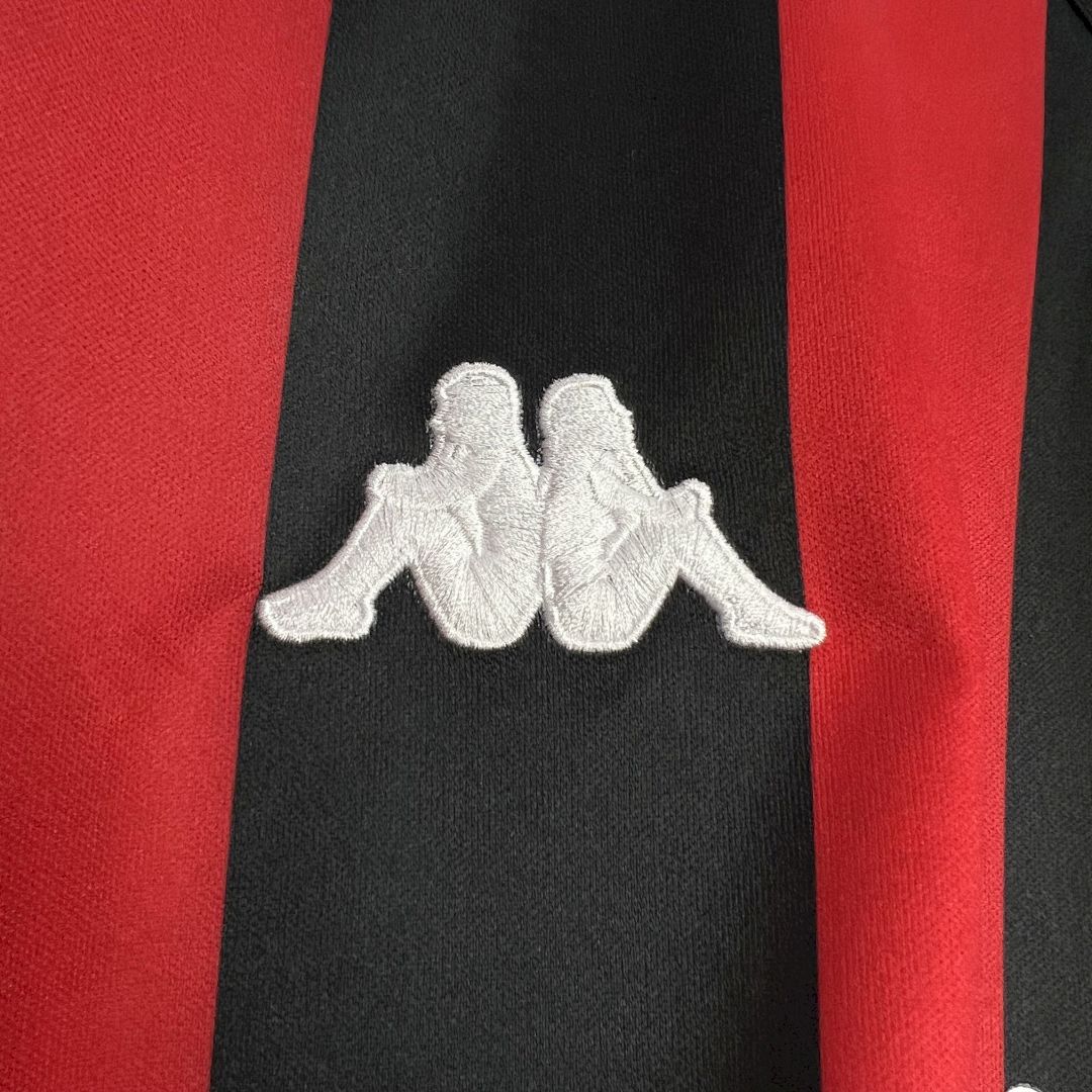Tifoso Store Milan 1988/89 maglia da calcio rosso nera
