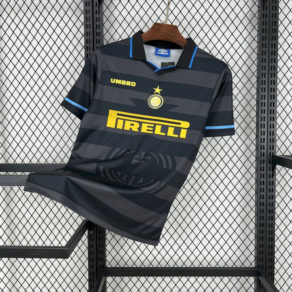 Inter 1997/98 Terza maglia third retro nerazzurra taglie S-XXL