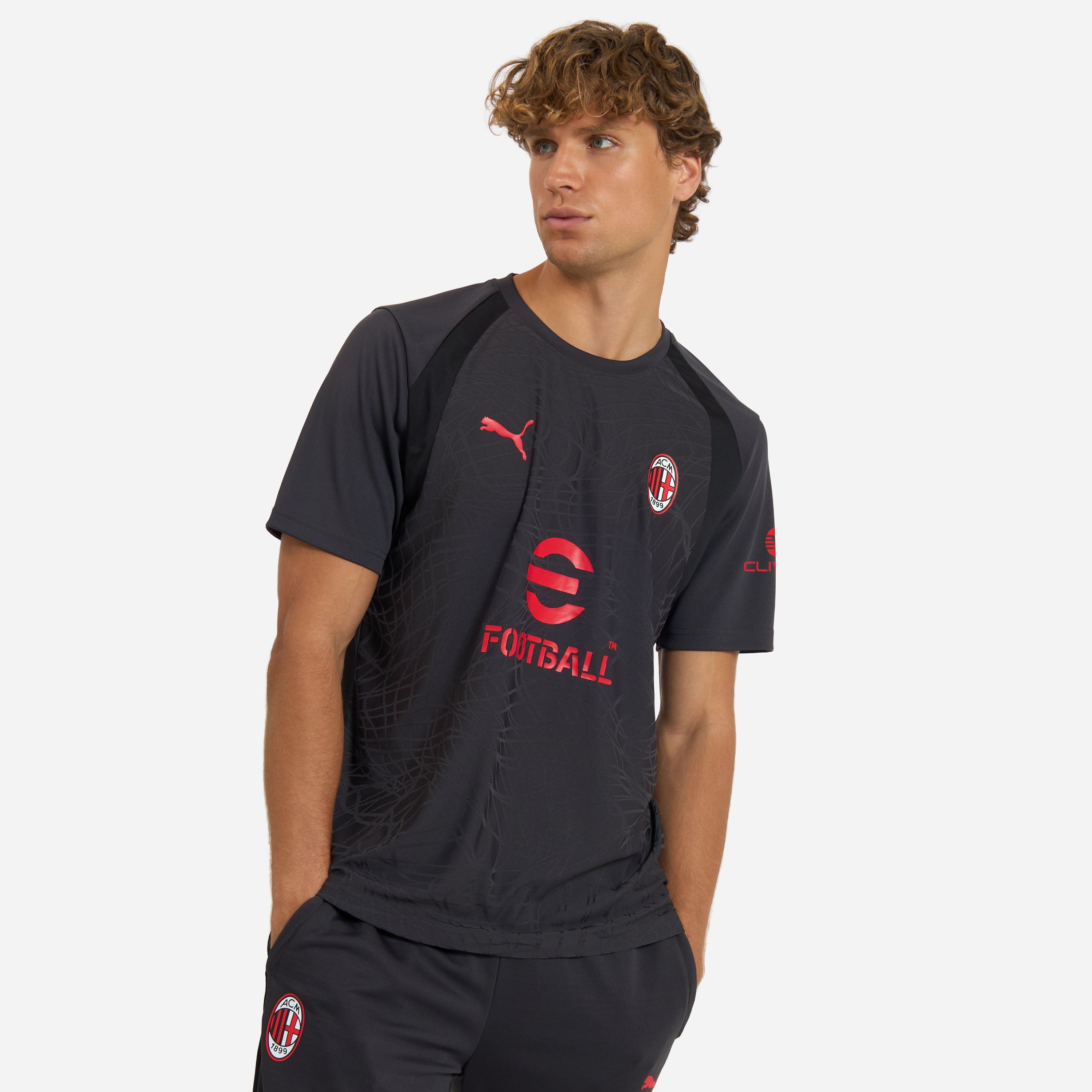 AC Milan Allenamento 2026/27 maglia grigia slim drycell