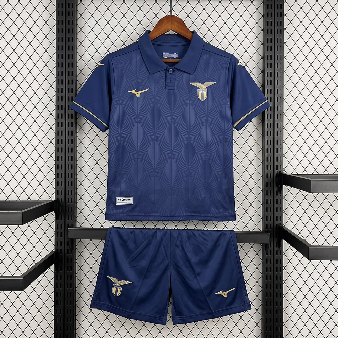 Tifoso Store Lazio Bambino 2026/27 completo terza navy oro