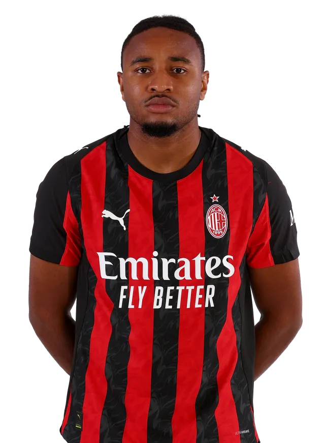 AC Milan Kit Gara Milan Nkunku 18 stampa maglia uomo