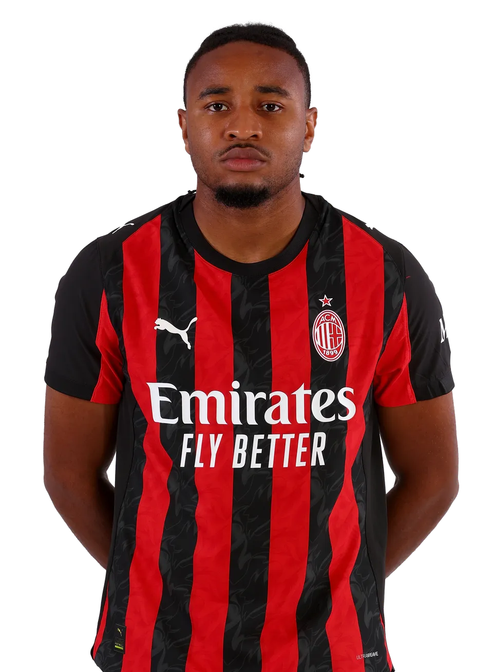 AC Milan Kit Gara Milan Nkunku 18 stampa maglia uomo