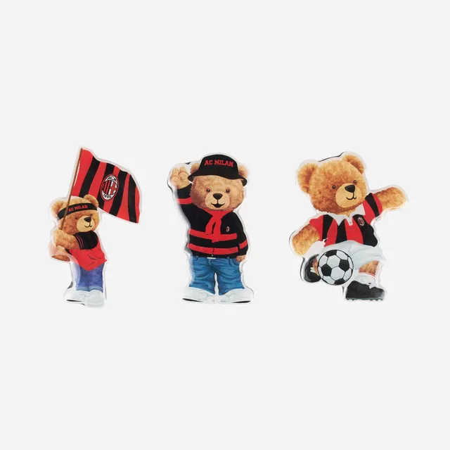 AC Milan Accessori Milan set 3 magneti orsacchiotto