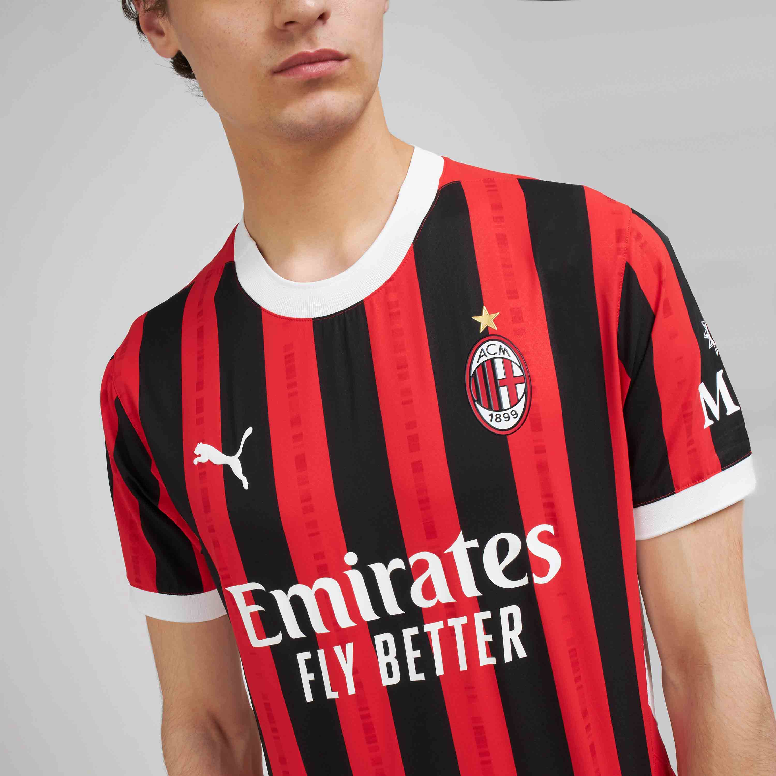 AC Milan Home Authentic 2024/25 maglia gara uomo